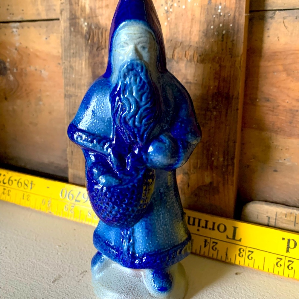 Christmas in July and August Genuine Beaumont pottery stamped Santa